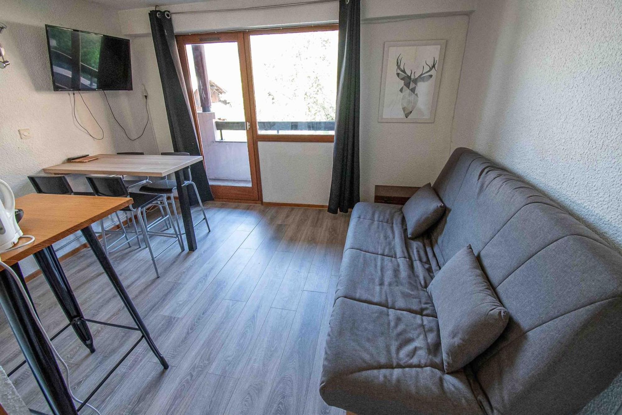Les Cimes: Cozy Slopeside Studio with Mountain Views Saint-Jean-d'Aulps Exterior photo
